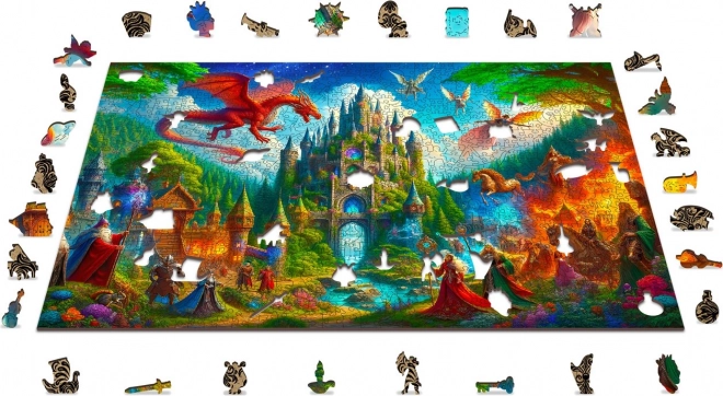 Lesene puzzle Fantasy Grad 1010 kosov