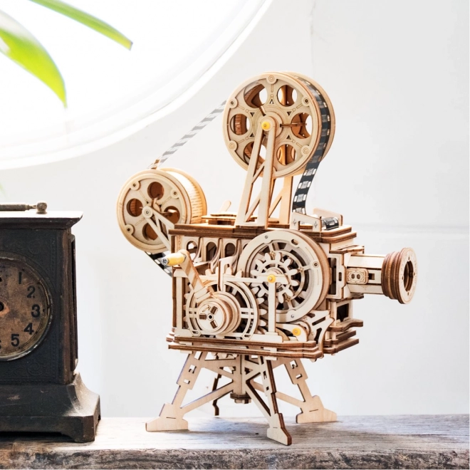 RoboTime 3D lesene mehanske uganke Filmski projektor
