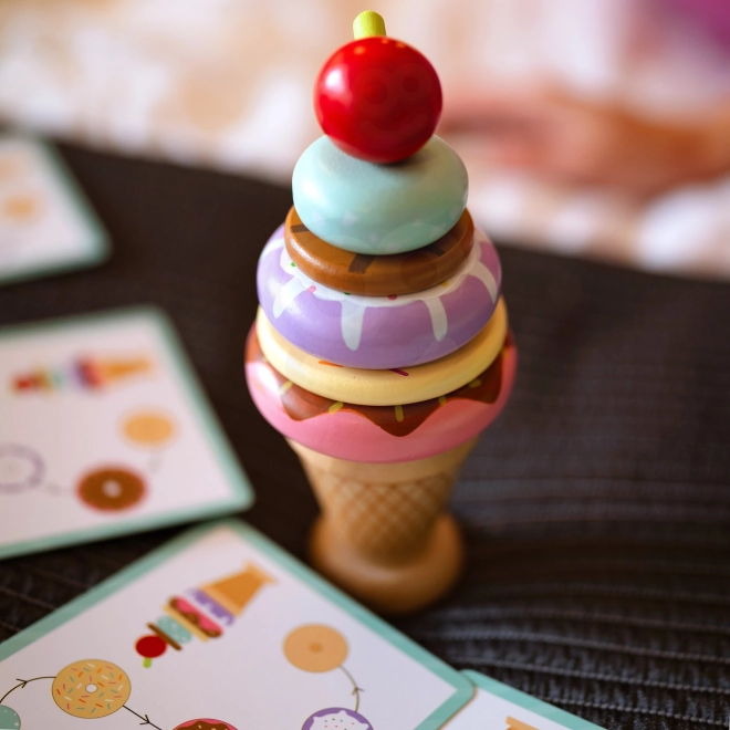 Montessori sladoledi Woopie Green leseni