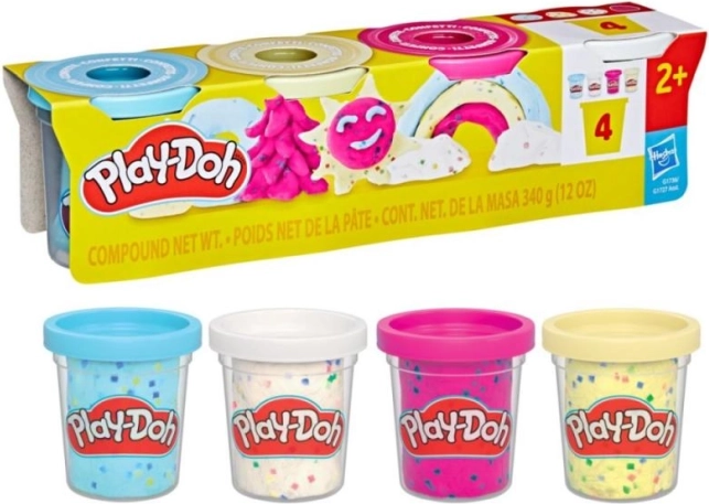 Play-Doh set s lončki in konfeti