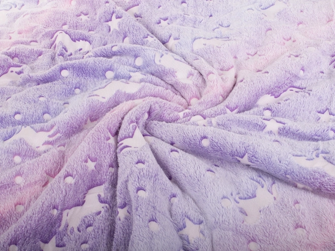 Svetleča odeja s poniji 150x200 cm