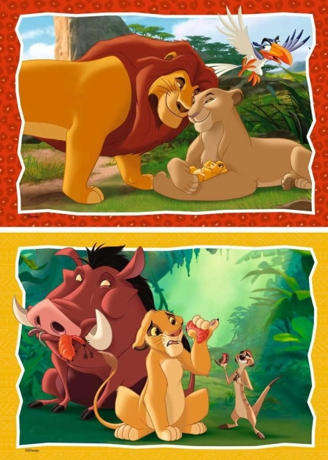 Sestavljanka Disney Levji kralj 2x24 kosov