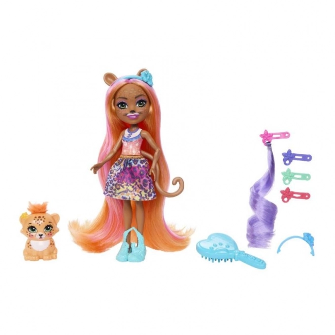 Enchantimals luksuzna lutka Charisse Gepardova