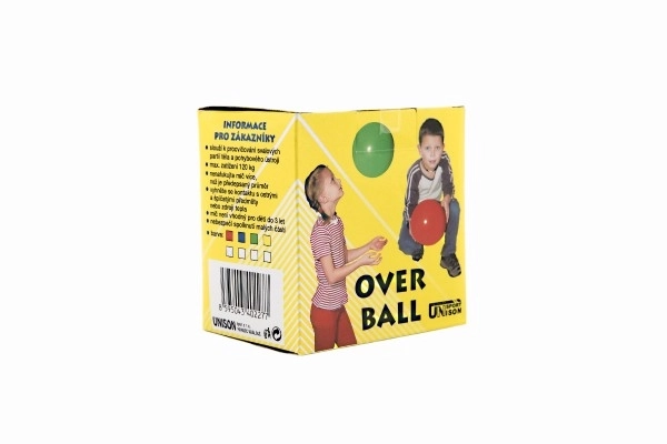 Žoga Overball napihljiva rehabilitacijska 26 cm max. obremenitev 120 kg v škatli 10x11 cm