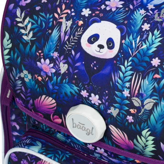 BAAGL Šolska torba Ergo Jungle Panda