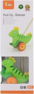 Lesena potisna igrača Dinozaver
