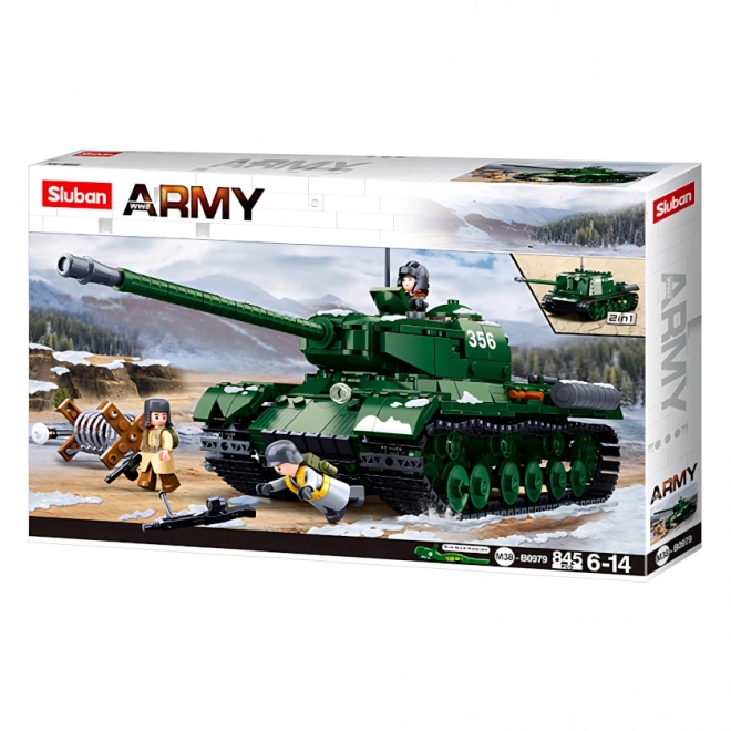 Sluban Bitka za Budimpešto M38-B0979 Sovjetski težki tank IS-2 2v1