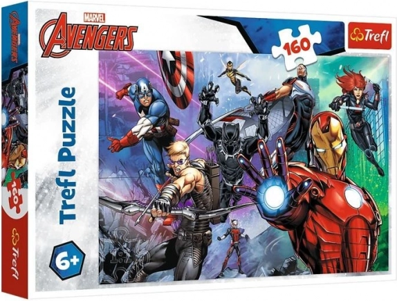 Sestavljanka 160 kosov MARVEL Avengers – vedno pripravljeni junaki