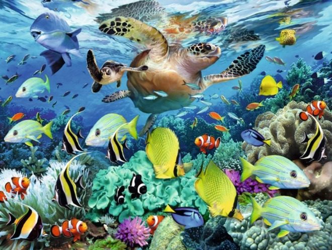 RAVENSBURGER Sestavljanka Raj pod vodo XXL 150 delov