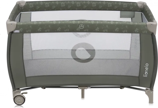 Potovalna posteljica Lionelo Sven Plus Beige Olive