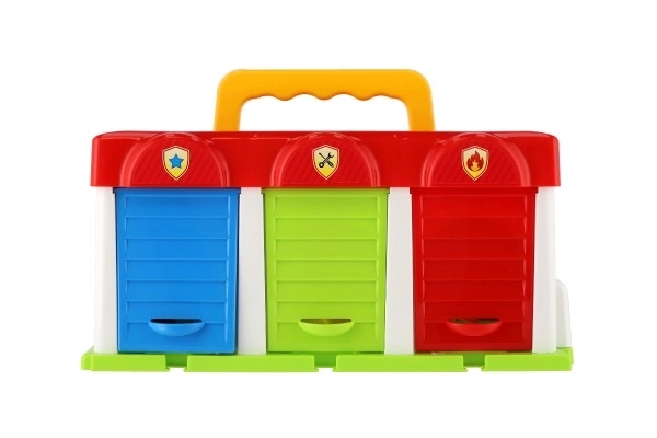 Garaža z avtomobilčki in dodatki Technok Toys
