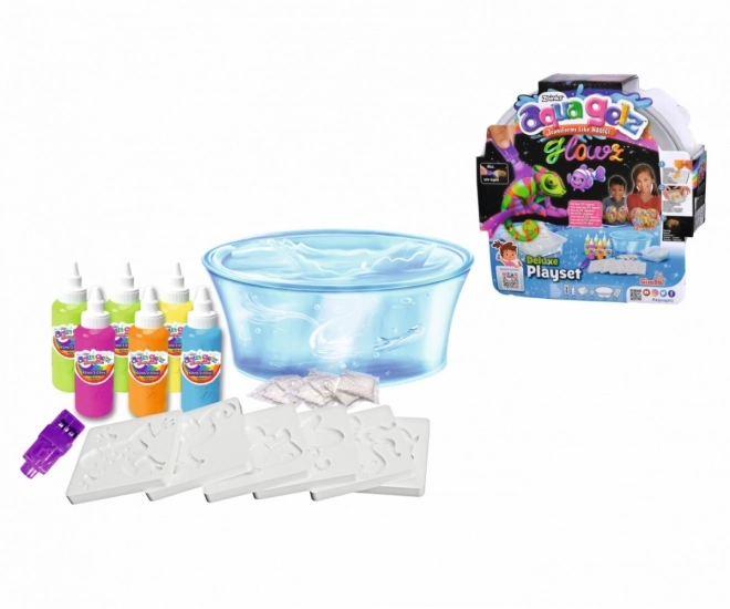 Komplet Aqua Gelz Deluxe, ki sveti v temi