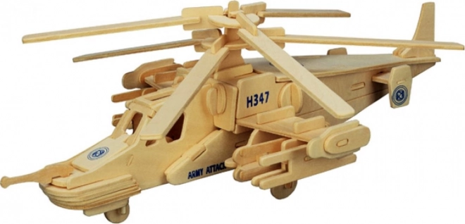 Lesene 3D sestavljanke – helikopter