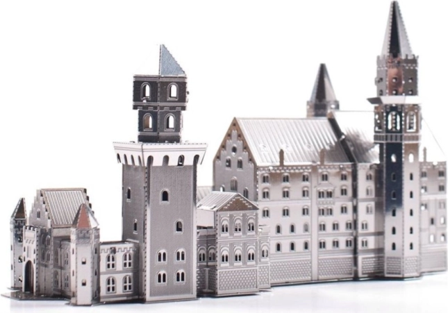 3D sestavljanka Grad Neuschwanstein - Metal Earth