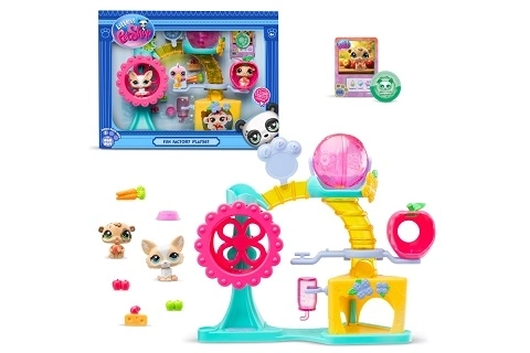 Littlest Pet Shop Zabavna tovarna z dvema figurama