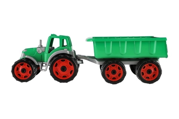 Traktor s prikolico plast 53cm brez pogona v mreži