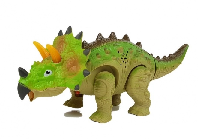 Baterijski dinozaver Triceratops zelen