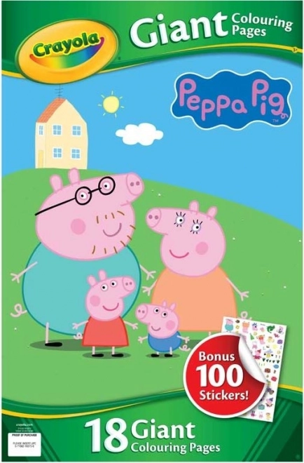 CRAYOLA Mega barvanke Pujsa Pepa
