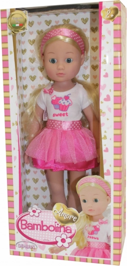 Punčka Bambolina Amore 35 cm