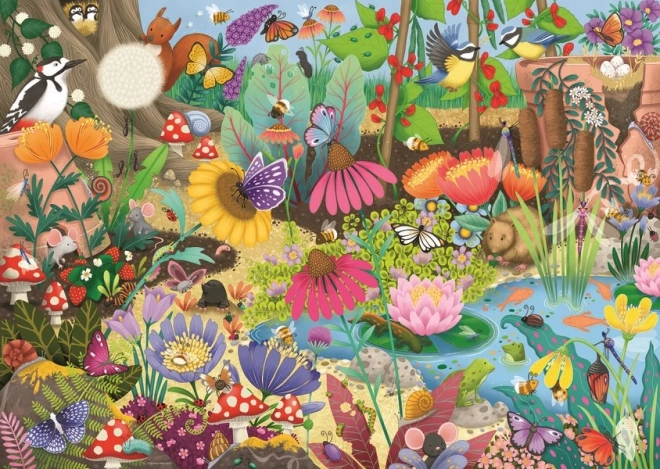 Ravensburger sestavljanka Čarobni vrt 1000 koščkov