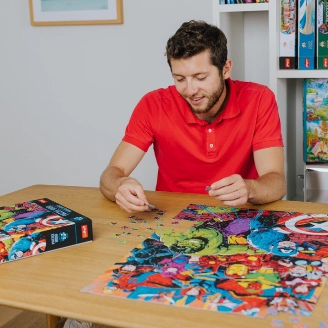 TREFL Puzzle Premium Plus Marvel: Junaki Marvela 1000 kosov