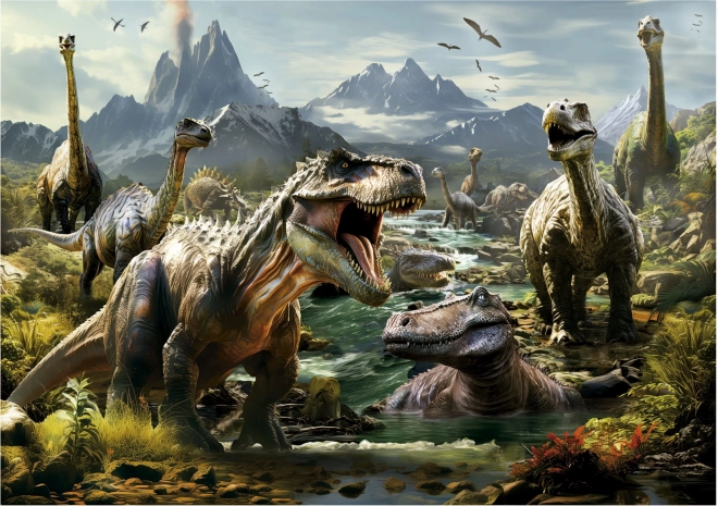 Educa Puzzle Besni Dinozavri 1000 Kosov