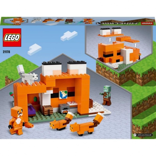 LEGO Minecraft 21178 Lisjin domek