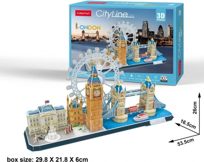 3D sestavljanka City Line London