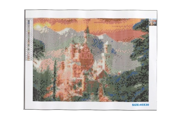 Set za diamantno slikanje - Neuschwanstein pozimi