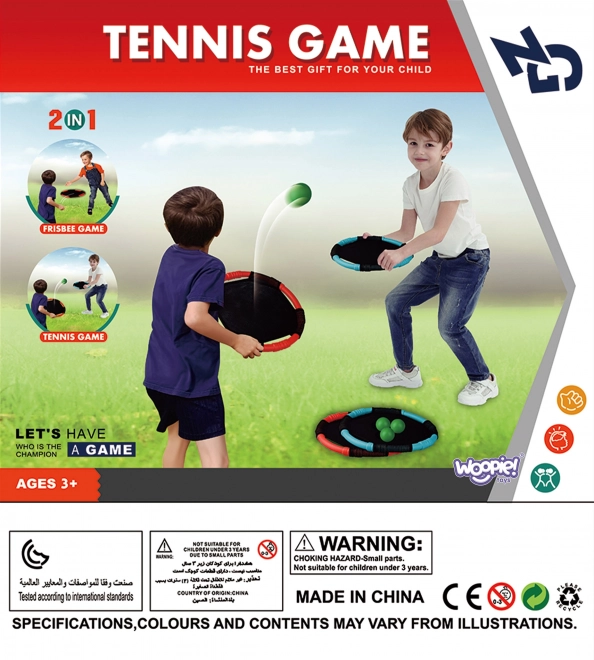 Woopie igra spretnosti 2v1 tenis frisbee