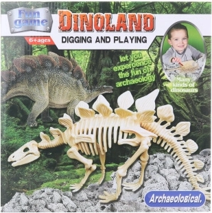 Izkopavanje Stegozavra - Igrača Dinozavrska Fosilna Najdba