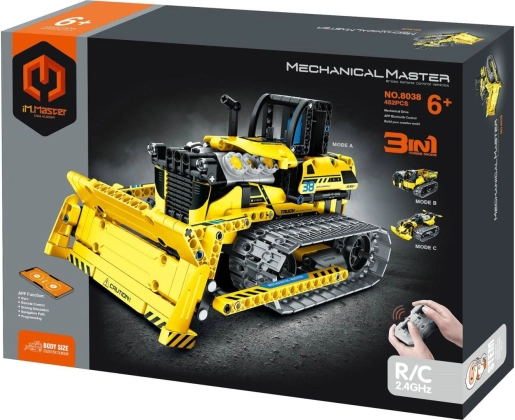 iM.MASTER programabilni set za sestavljanje 3v1 – RC gradbeni stroj, 452 delov