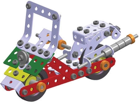 Merkur 011 Motorno kolo - 222 delov