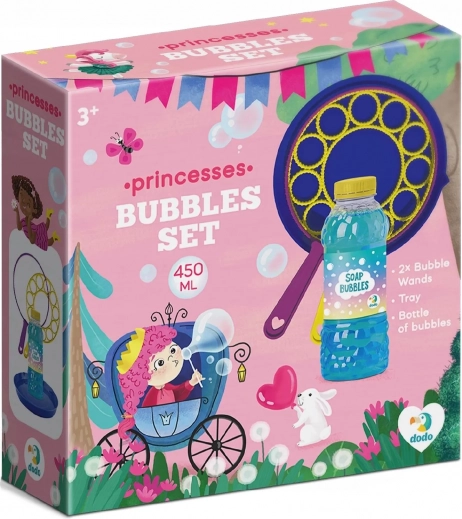 Komplet za milne mehurčke Princeske 450 ml