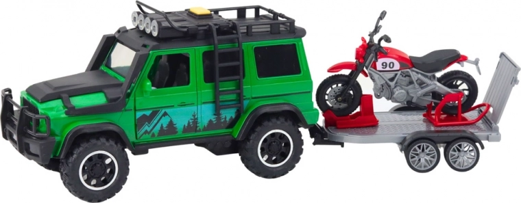 Odklopljiva prikolica z nakladalno rampo