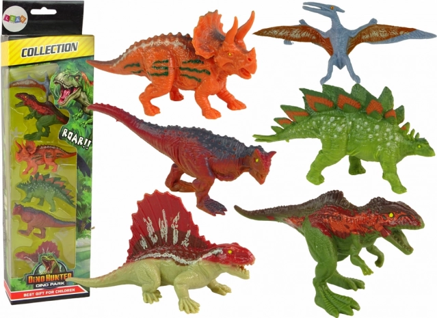 Set figuric Dinozavri 6 kosov Barvni