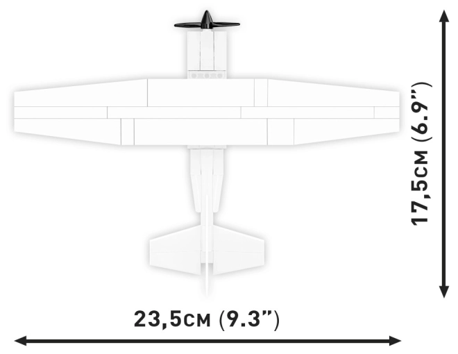 Cobi gradbeni set Cessna 172 Skyhawk 160 kock bel