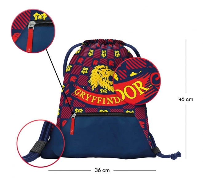 Torba z žepom Harry Potter Gryffindor