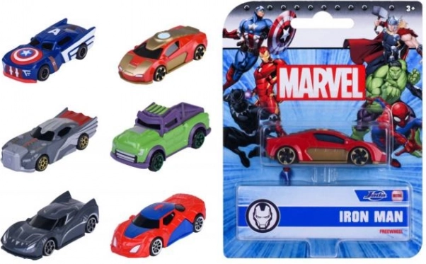 Marvel kovinski avtomobilček 1:64, 7 cm – 6 vrst