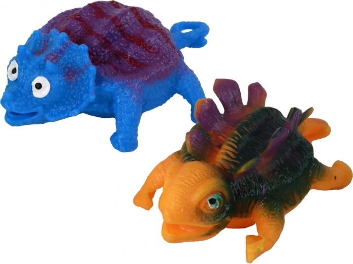 Dve veseli dinozavrski igrači