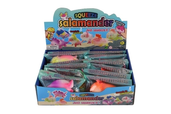 Antistresni stiskalni silikonova salamander