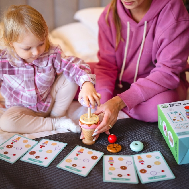 Montessori sladoledi Woopie Green leseni