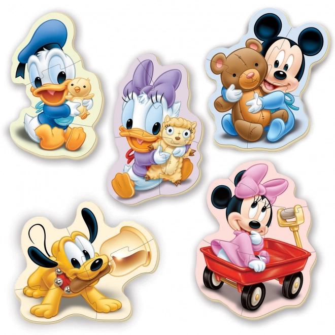 EDUCA Baby puzzle Disney dojenčki 5v1 (3–5 koščkov)