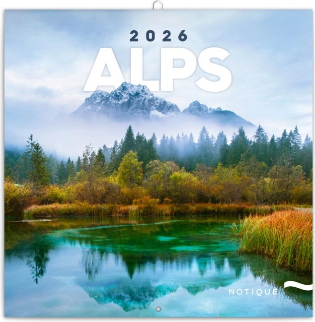 Beležka koledar Alpe 2026