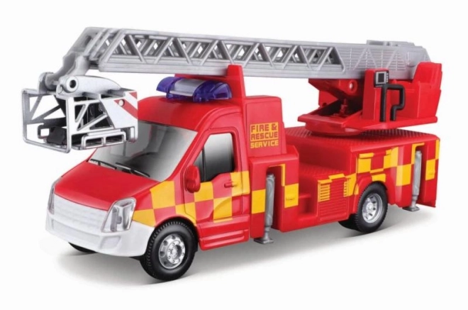 Gasilski avto z lestvijo Bburago 1:43