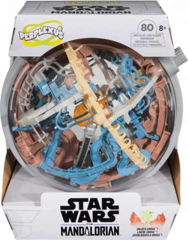 Perplexus Star Wars Mandalorian 3D miselni izziv – krogla na podstavku