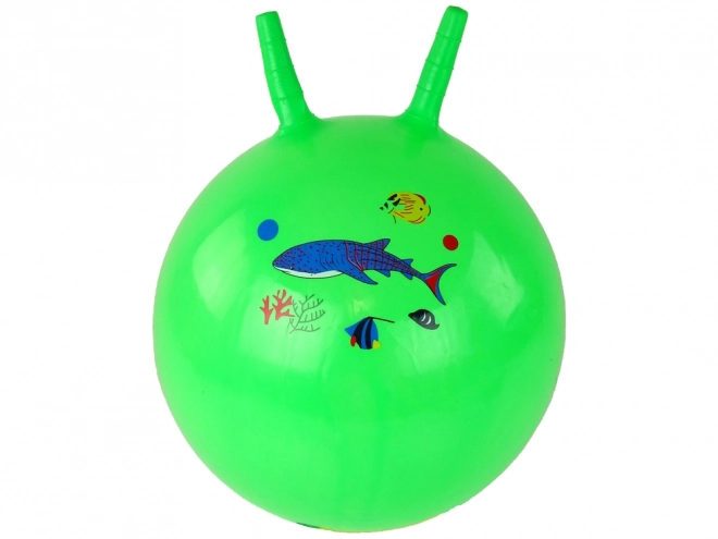 Skakalna žoga 45 cm zeleno