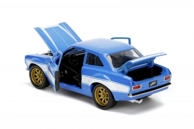 Model avtomobila 1974 Ford Escort iz Hitri in drzni 1:24