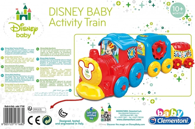 CLEMENTONI BABY Disney Interaktivni zložljiv vlakec