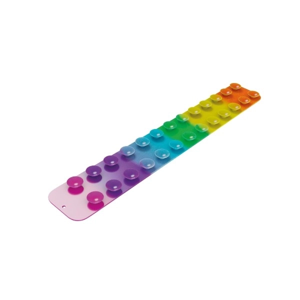 Squido pop/sesalke proti stresu silikon 26cm mešanica barv